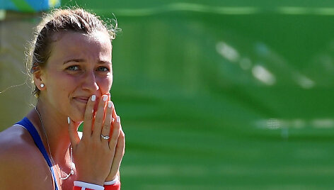 Petra Kvitova Rio olimpiadoje i&scaron;kovojo bronzą