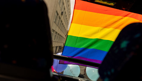 „Baltic Pride“ Vaivorykštės autobusas