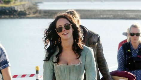 Kaya Scodelario juostos &bdquo;Pirates of the Caribbean: Dead Men Tell No Tales&ldquo; filmavimo aik&scaron;telėje