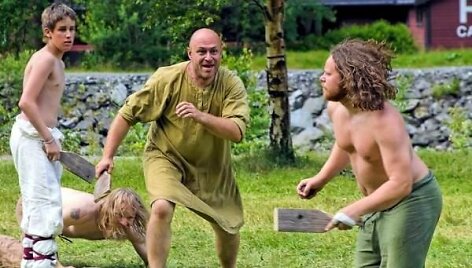 Mūsų dienų entuziastai bando atkurti senovinį &bdquo;knattleikr&ldquo; žaidimą