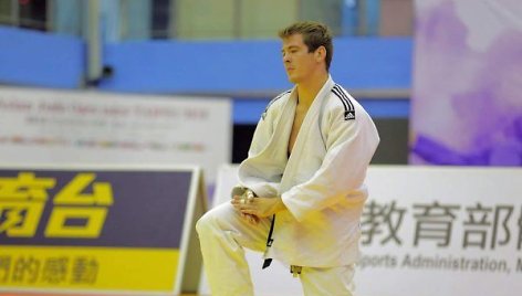 Rokas Nenartavičius Asia Judo Open varžybose Taivane