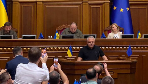 A.Kostinas Ukrainos Auk&scaron;čiausioje Radoje