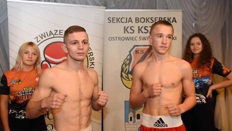 Tel&scaron;ių bokso mokyklos veiklos akimirka