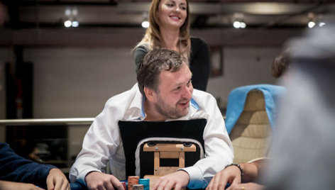 Antanas Guoga WSOPE serijoje / organizatorių nuotr.