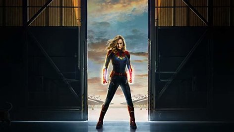 Brie Larson filme „Kapitonė Marvel“