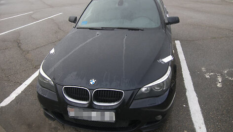 Sulaikytas automobilis BMW