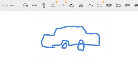 „Autodraw“ atpažįsta net ir taip postimpresionistiškai nupieštą automobilį