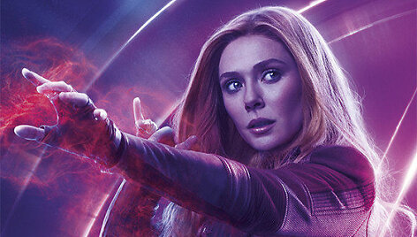 Elizabeth Olsen filme &bdquo;Ker&scaron;ytojai. Begalybės karas&ldquo;