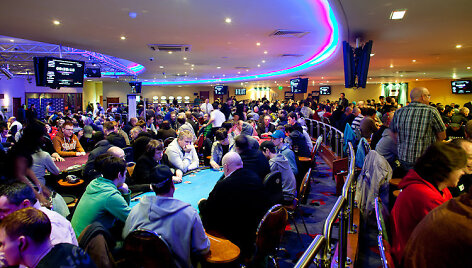 Didžiosios Britanijos ir Airijos pokerio turo (UKIPT) akimirka