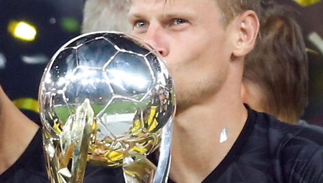Dortumundo "Borussia" pergalės džiaugsmas