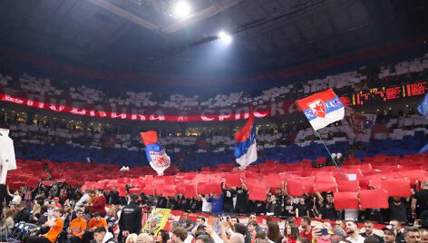 Serbijos portalas &bdquo;Kurir&ldquo; raportavo apie serbus įsiutinusią Lietuvos krep&scaron;inio komentatoriaus žinutę.