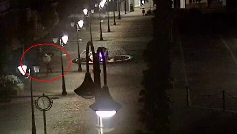 Užfiksuotas įtariamasis