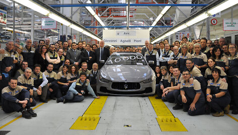 De&scaron;imt tūkstantasis &bdquo;Maserati Ghibli&ldquo;