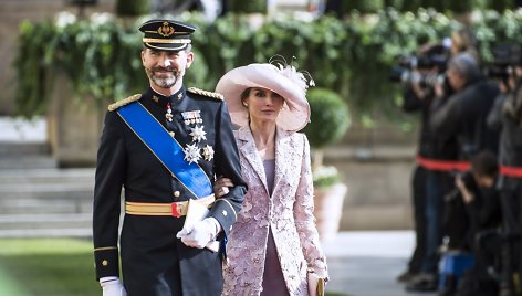 Princas Felipe ir princesė Letizia