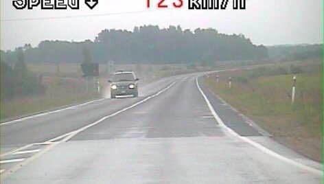 Užfiksuotas pažeidimas