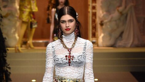 &bdquo;Dolce & Gabbana&ldquo; kolekcijos modelis