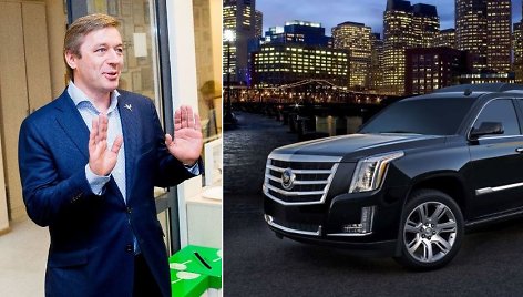 Ramūnas Karbauskis deklaravo įsigijęs automobilį „Cadillac D3 Escalade“.