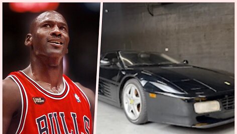 Michaelas Jordanas &scaron;į &bdquo;Ferrari&ldquo; buvo įsigijęs 1992 metais.