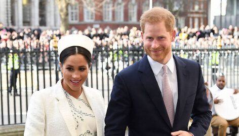 Sasekso hercogienė Meghan ir princas Harry