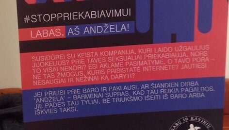 Akcijos plakatas
