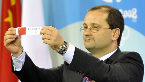 FIBA generalinis sekretorius Patrickas Baumannas.