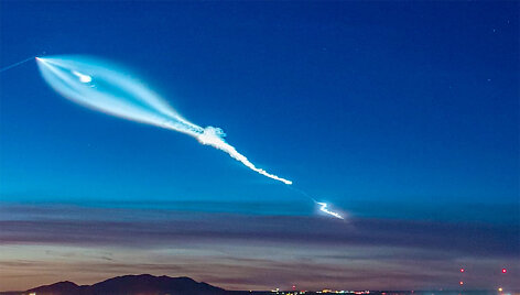 &bdquo;SpaceX&ldquo; raketos paleidimas