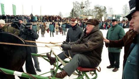 Algirdas Brazauskas Sartų lenktynėse