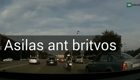 Motociklo vairuotojo i&scaron;puolis