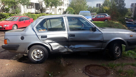 Sudaužytas automobilis