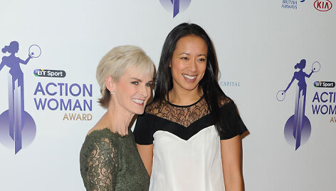 Judy Murray ir Anne Keothavong