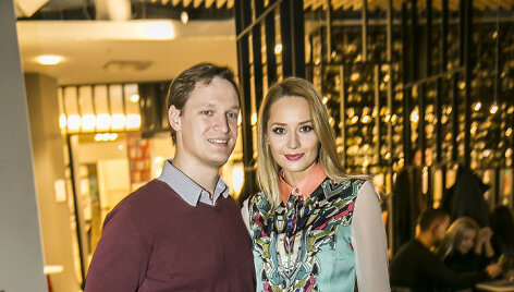 Rūta Elžbieta Mazurevičiūtė su draugu Mantu Pitkausku