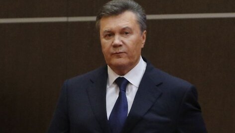 Viktoras Janukovyčius spaudos konferencijoje