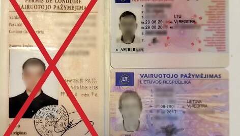 Vairuotojų pažymėjimai
