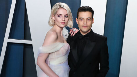Lucy Boynton ir Rami Malekas