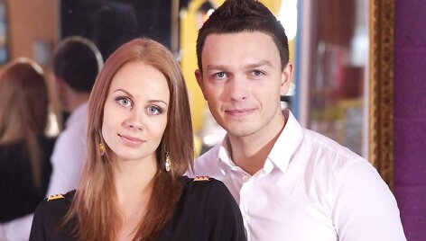 Deividas Bastys su mylimąja Agne