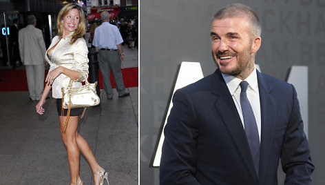 Kaip asmeninė asistentė Rebecca Loos turėjo padėti Beckhamų šeimai persikraustyti į Ispaniją. Vėliau ji viešai tvirtino maždaug tuo metu užmezgusi su futbolininku romaną. Už išskirtinį interviu moteris gavo maždaug milijoną eurų
