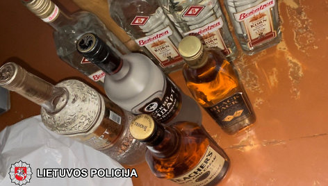 Policijos aptiktas alkoholis