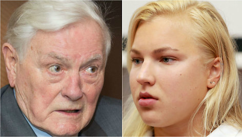 Valdas Adamkus ir Rūta Meilutytė