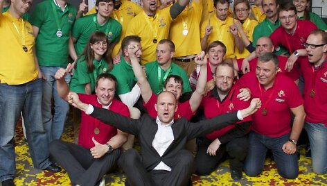 &bdquo;Protų kovų su Robertu Petrausku&ldquo; finalo akimirka