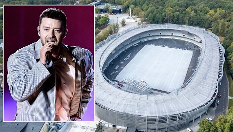 Justinas Timberlake'as, Dariaus ir Girėno stadionas