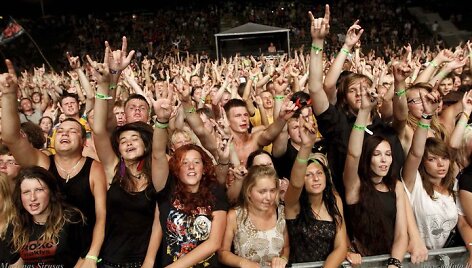 Festivalio &bdquo;Roko naktys&ldquo; akimirka