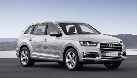 Audi Q7 e-tron / Gamintojo nuotr.