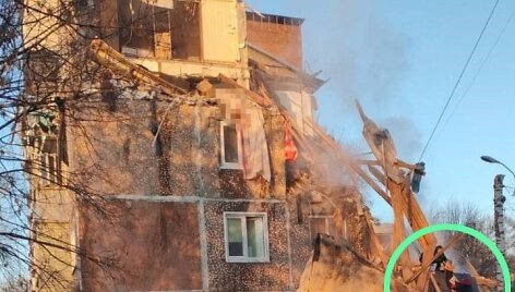 Sprogimas Rusijos daugiabutyje
