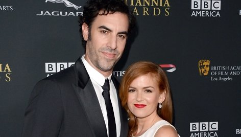 Isla Fisher ir Sacha Baronas Cohenas švenčia ketvirtąsias santuokos metines