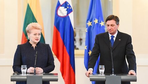 Prezidentė su oficialiu vizitu lankosi Slovėnijoje