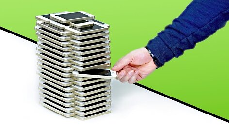 &bdquo;Jenga&ldquo; bok&scaron;tas i&scaron; &bdquo;iPhone&ldquo;