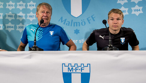 &bdquo;Malmo&ldquo; vyriausiasis treneris &Aring;ge Hareide ir Oscaras Lewickas