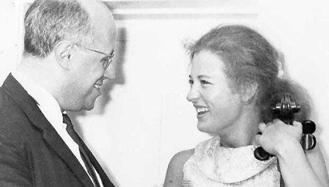 Elizabeth Wilson ir Mstislavas Rostropovičius