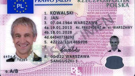 Lenki&scaron;ko dokumento pavyzdys