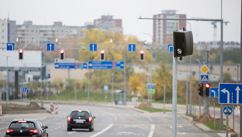 Naujas greičio matuoklis Pilaitės prospekte